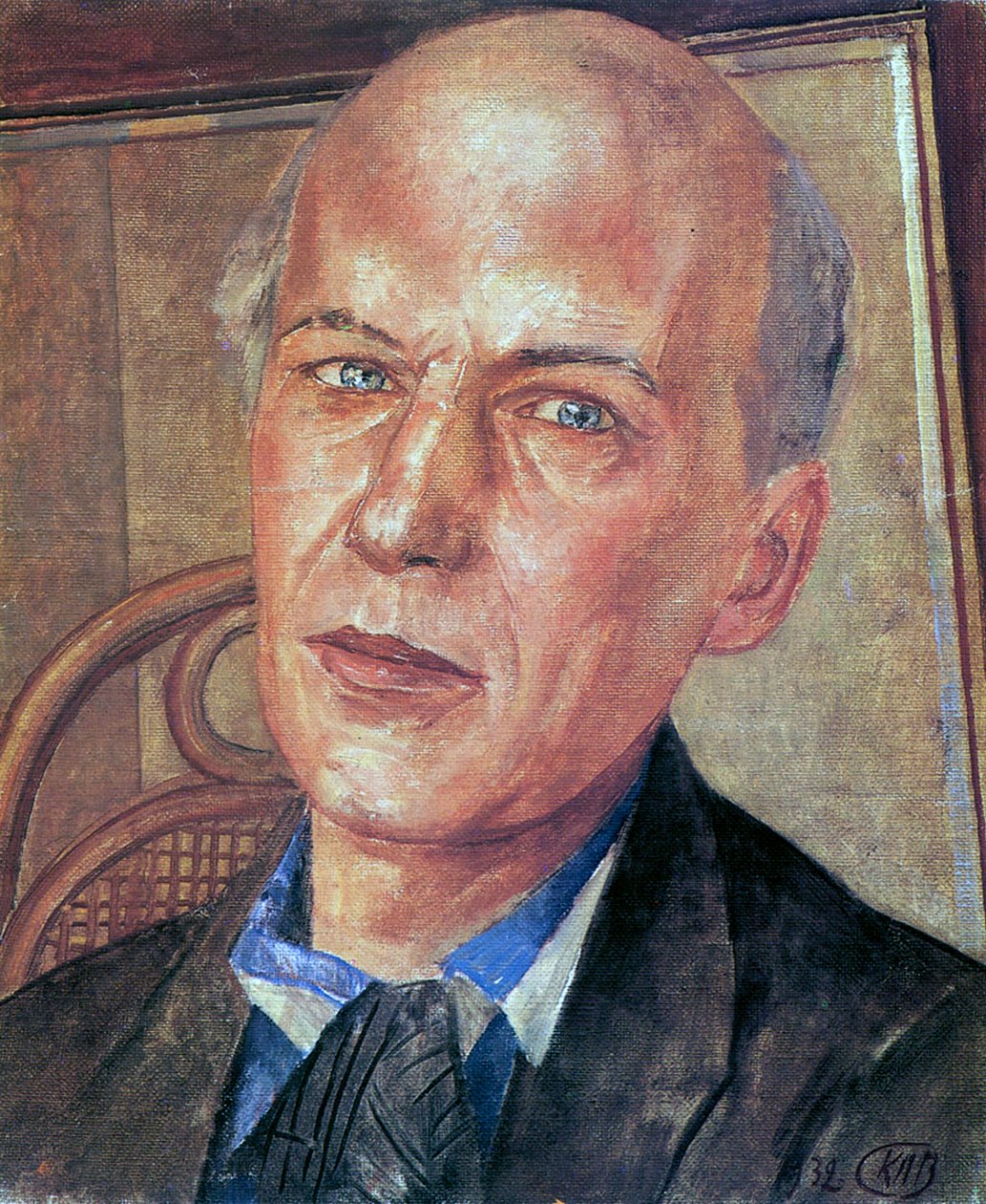 Andrei Belij költő portréja, 1880-1934, 1932. alkotó: Kuzma Sergeyevich Petrov Vodkin