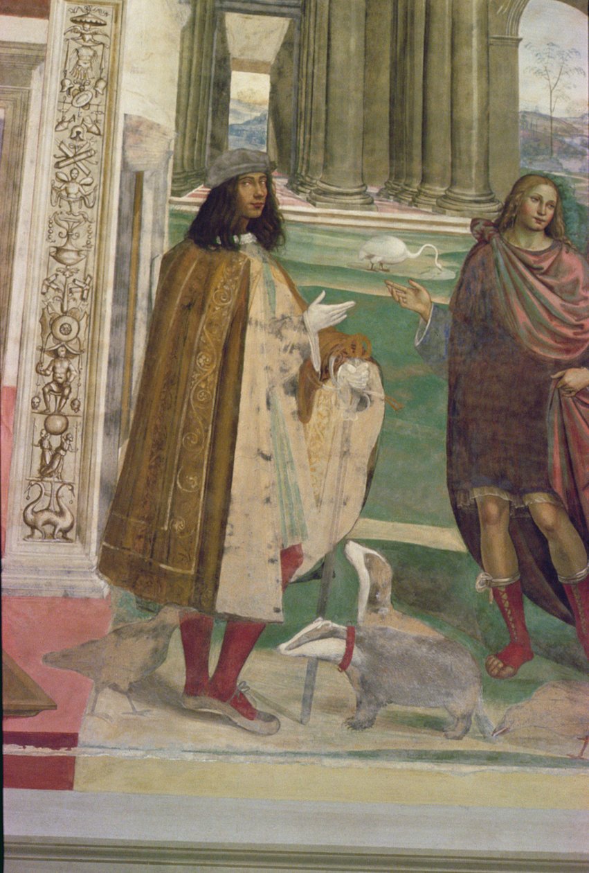 Szent Benedek élete (részlet) alkotó: L. and Sodoma, G. Signorelli