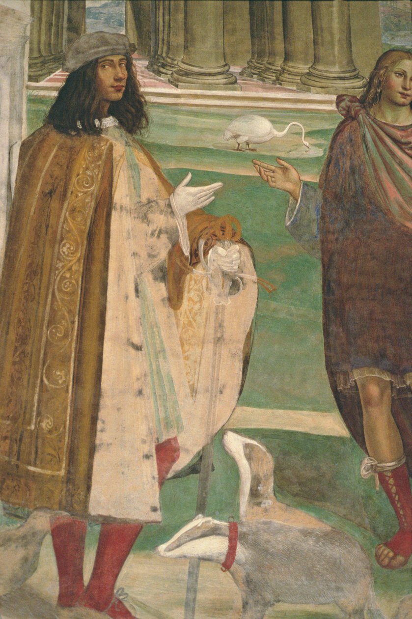 Szent Benedek élete (részlet) alkotó: L. and Sodoma, G. Signorelli