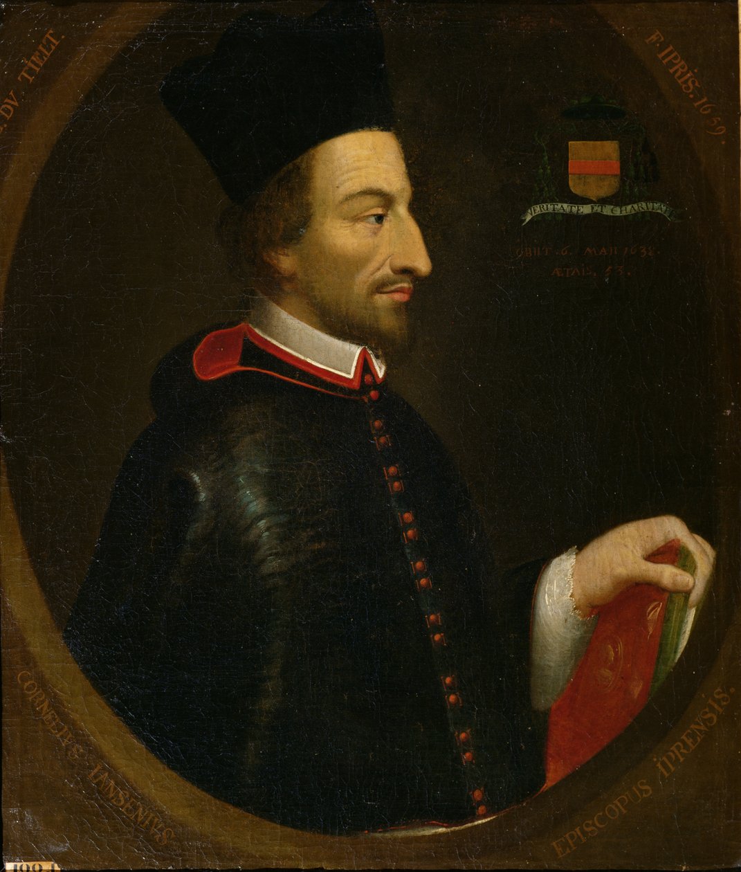 Cornelius Jansen (1585-1638) Ypres püspöke alkotó: L. Duthielt