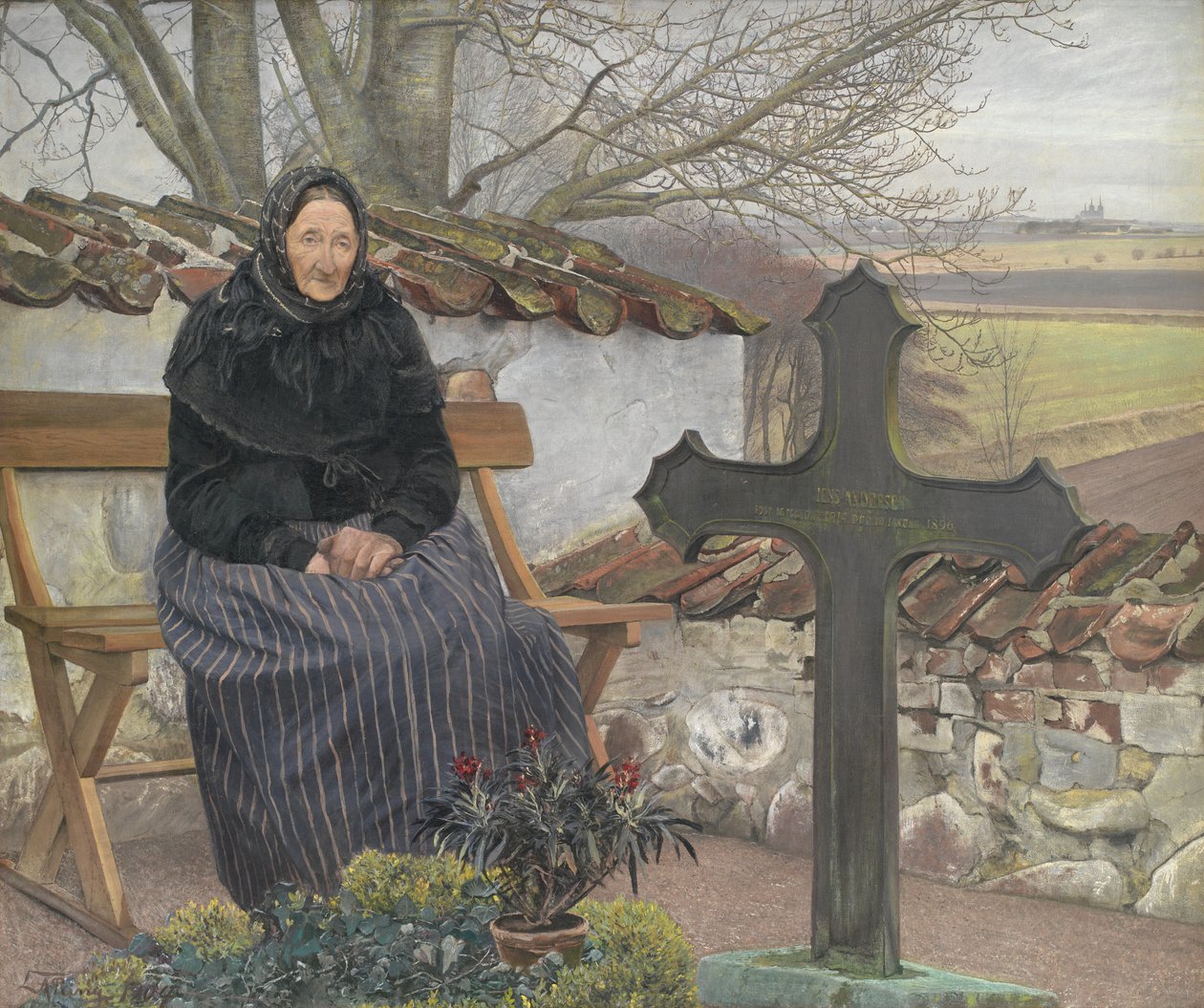 Templomkert Fløngben alkotó: Laurits Andersen Ring