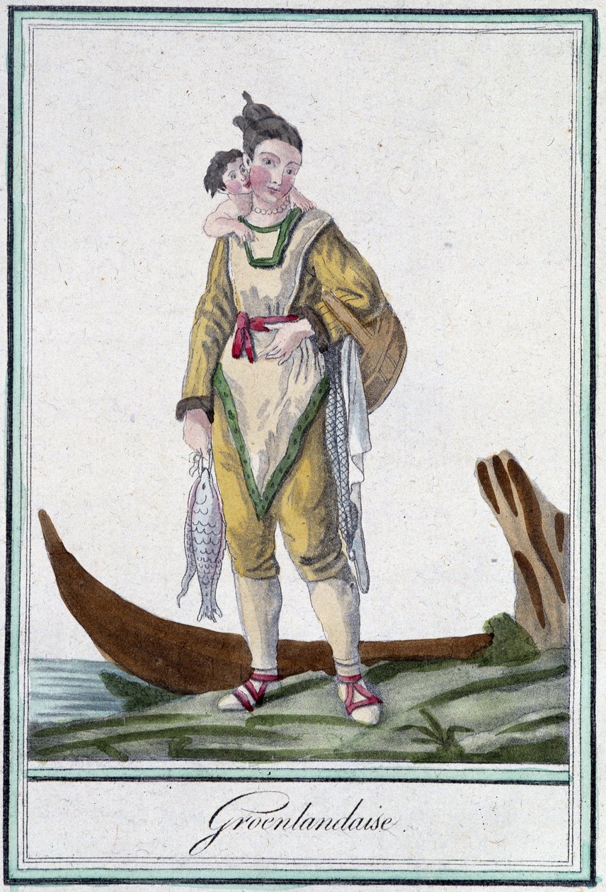 Greenlandaise – J. Grasset Saint Sauveur „” Travel Encyclopedia”-jában, szerk. Deroy, Párizs alkotó: L.F. Labrousse