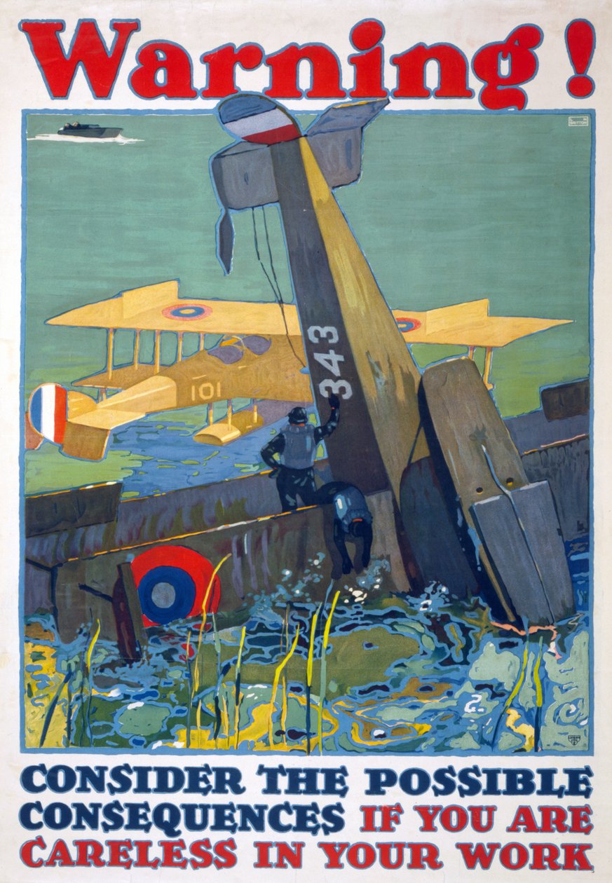 Figyelmeztetés!, 1917 alkotó: L.N. Britton