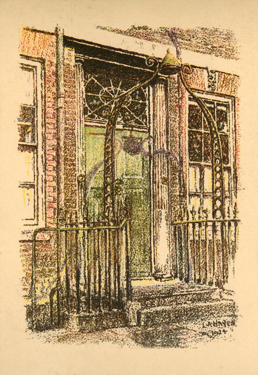 Queen Annes Gate, London, 1924. alkotó: L. A. Hayes