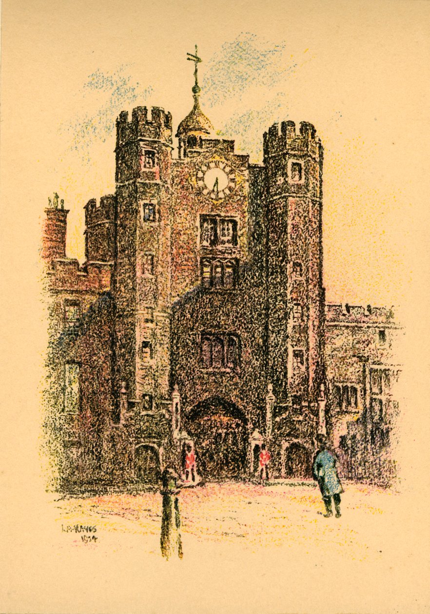 Szent Jakab-palota, 1924. alkotó: L. A. Hayes