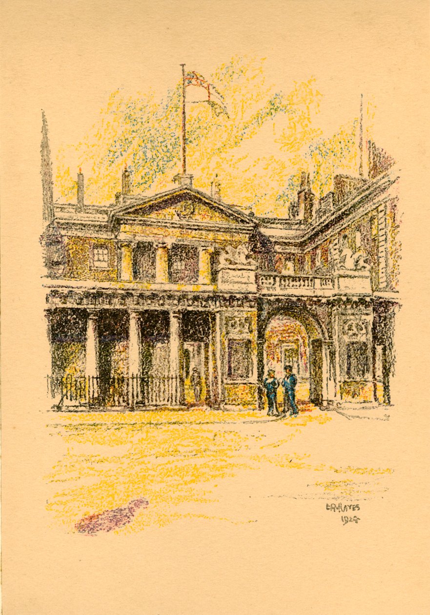 Az Admiralitás, Whitehall, London, 1924. alkotó: L. A. Hayes
