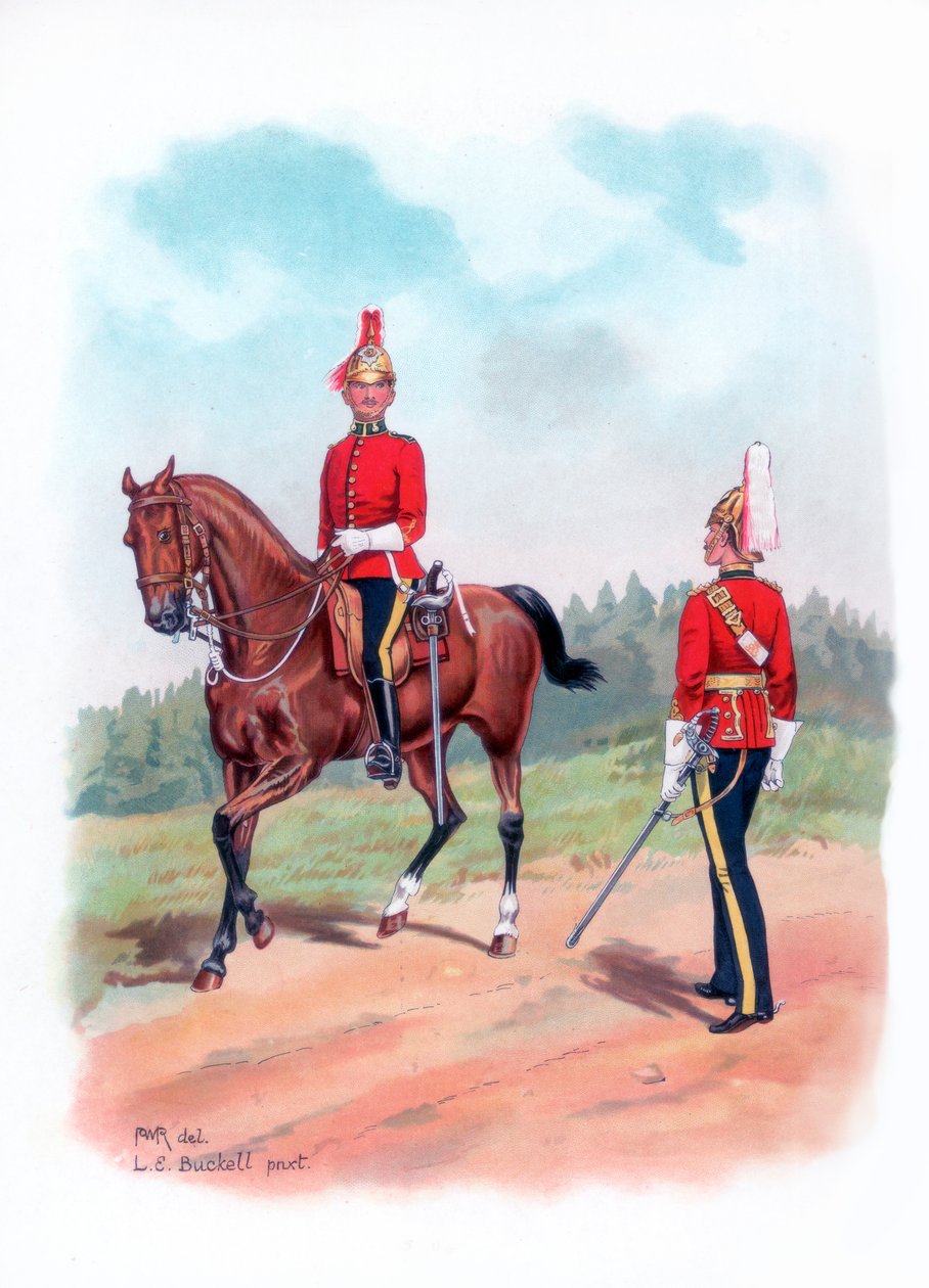 dragonyos őrök, 1915. alkotó: L. E. Buckell