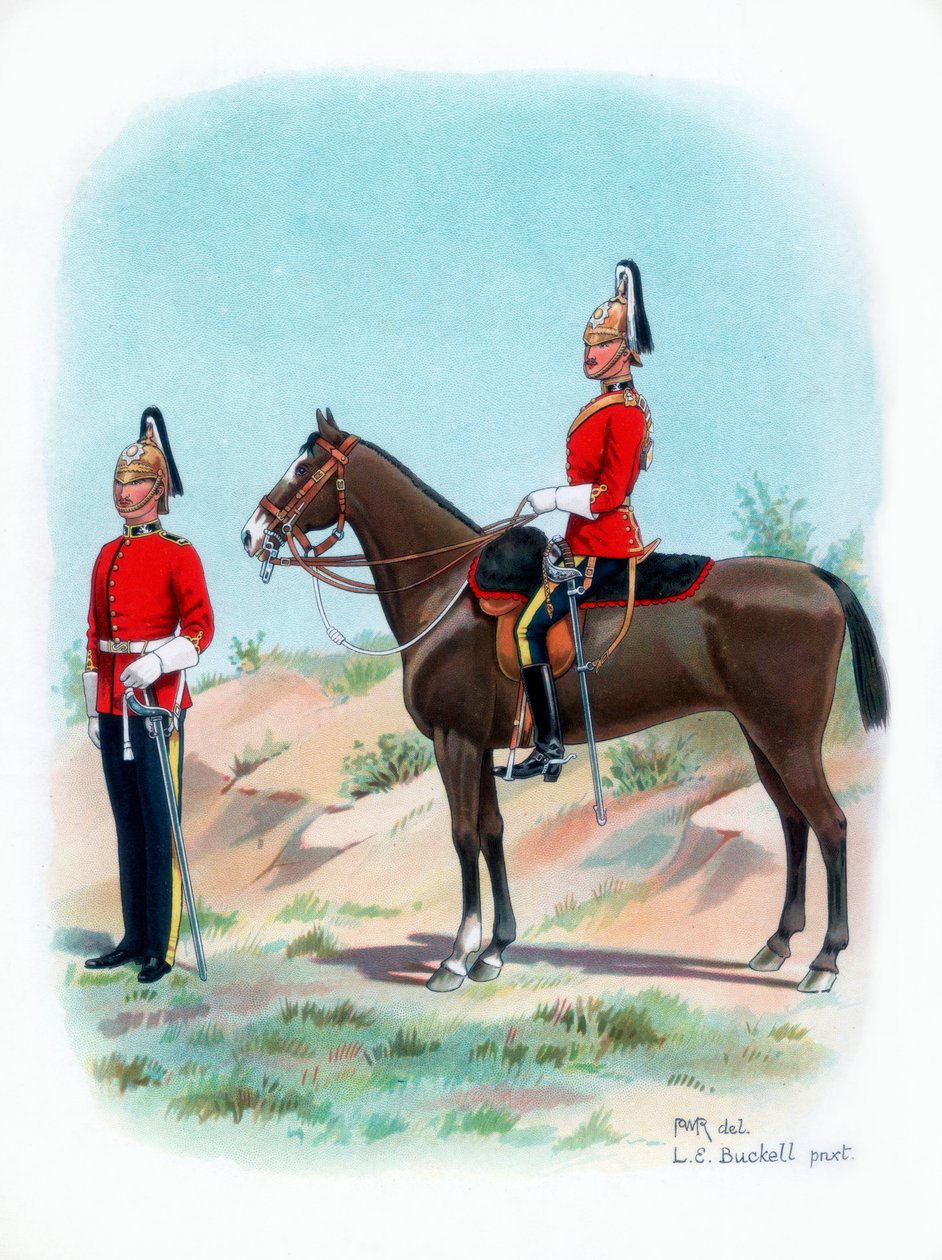 dragonyos őrök, 1915. alkotó: L. E. Buckell