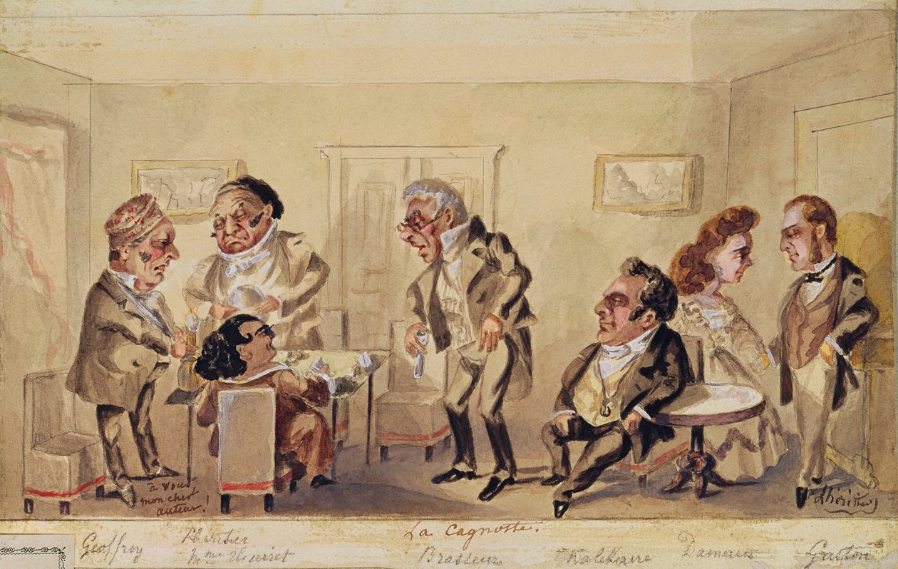 Eugene Labiche (1815-88) „La Cagnotte” I. felvonása, 1864 alkotó: L Heritier