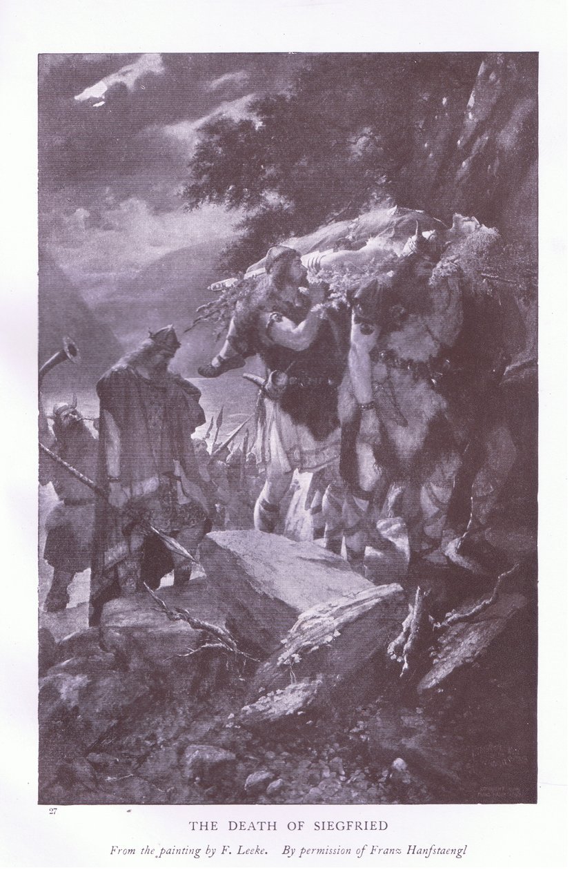 Siegfried halála alkotó: L. Leeke