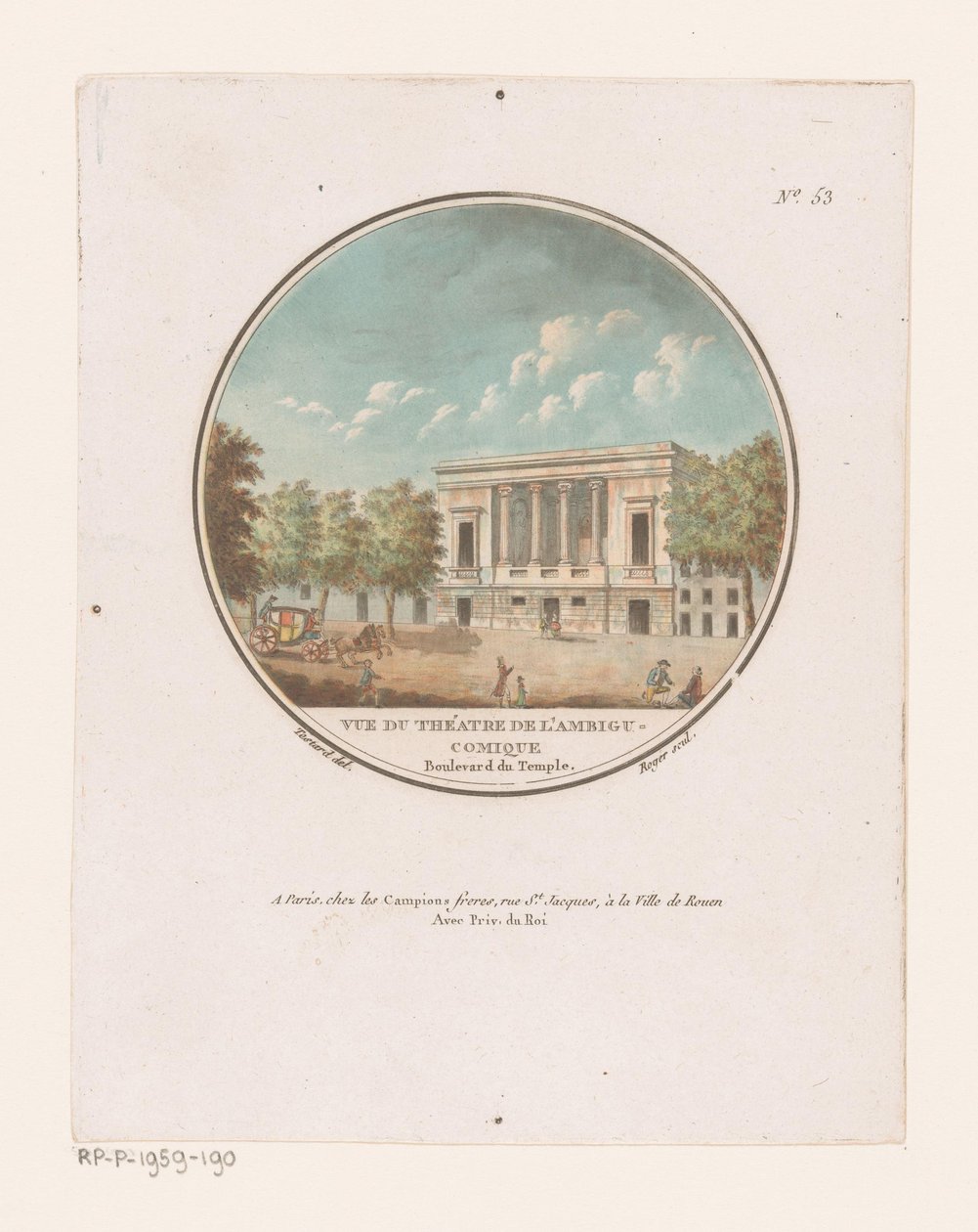 Kilátás a Théâtre de l