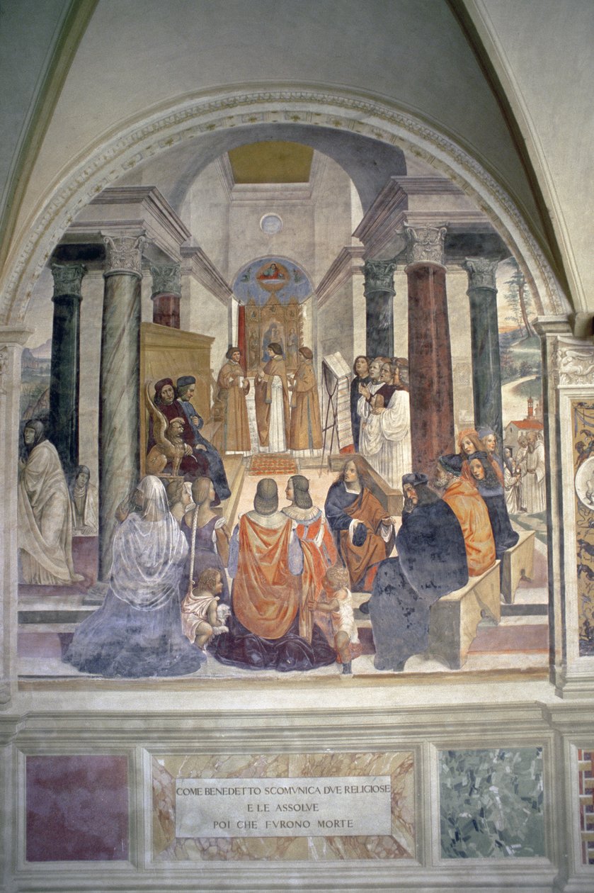 Szent Benedek élete alkotó: L. Signorelli