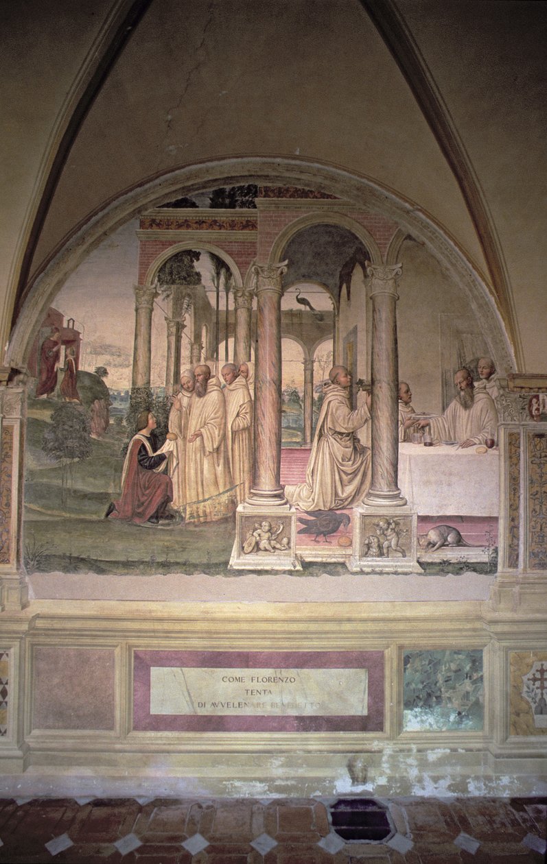 Szent Benedek élete alkotó: L. Signorelli