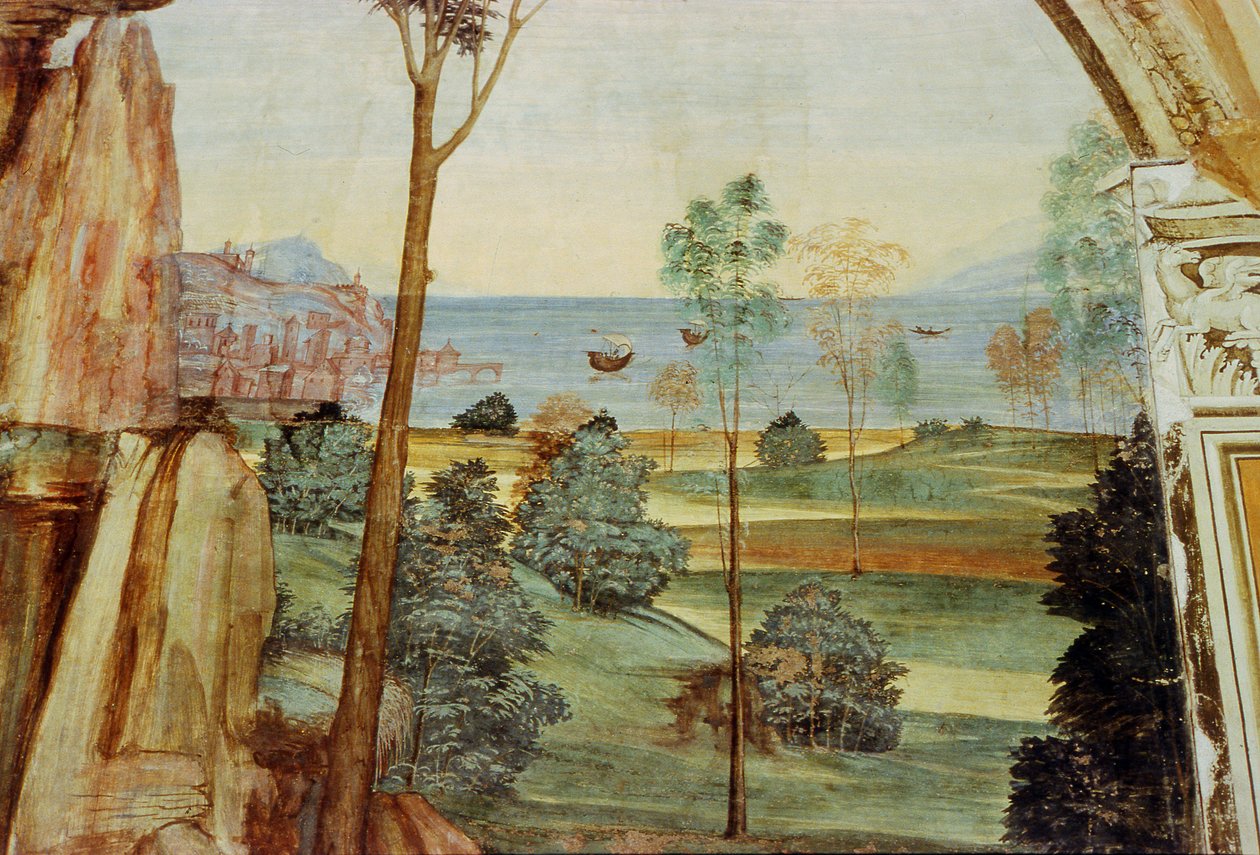 Szent Benedek élete (részlet) alkotó: L. and Sodoma, G. Signorelli