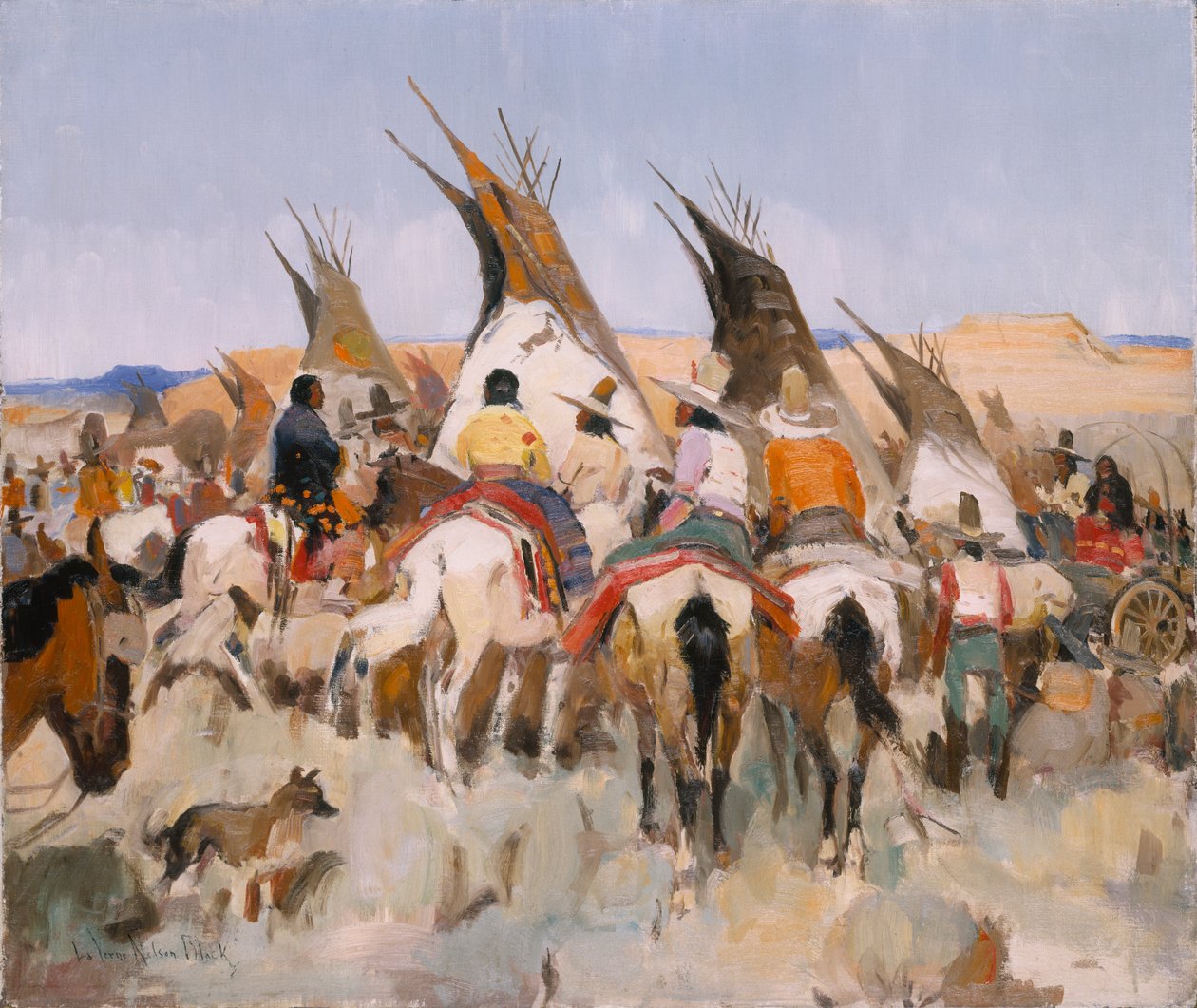 Ünnepély a Fekete-tónál, 1938. alkotó: LaVerne Nelson Black