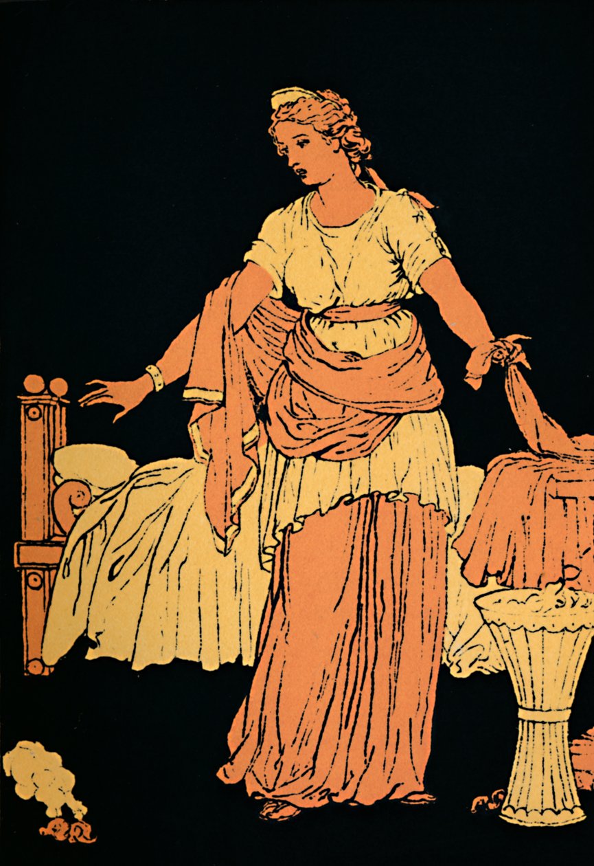 "The Burning Wool", 1880 alkotó: Lachmann