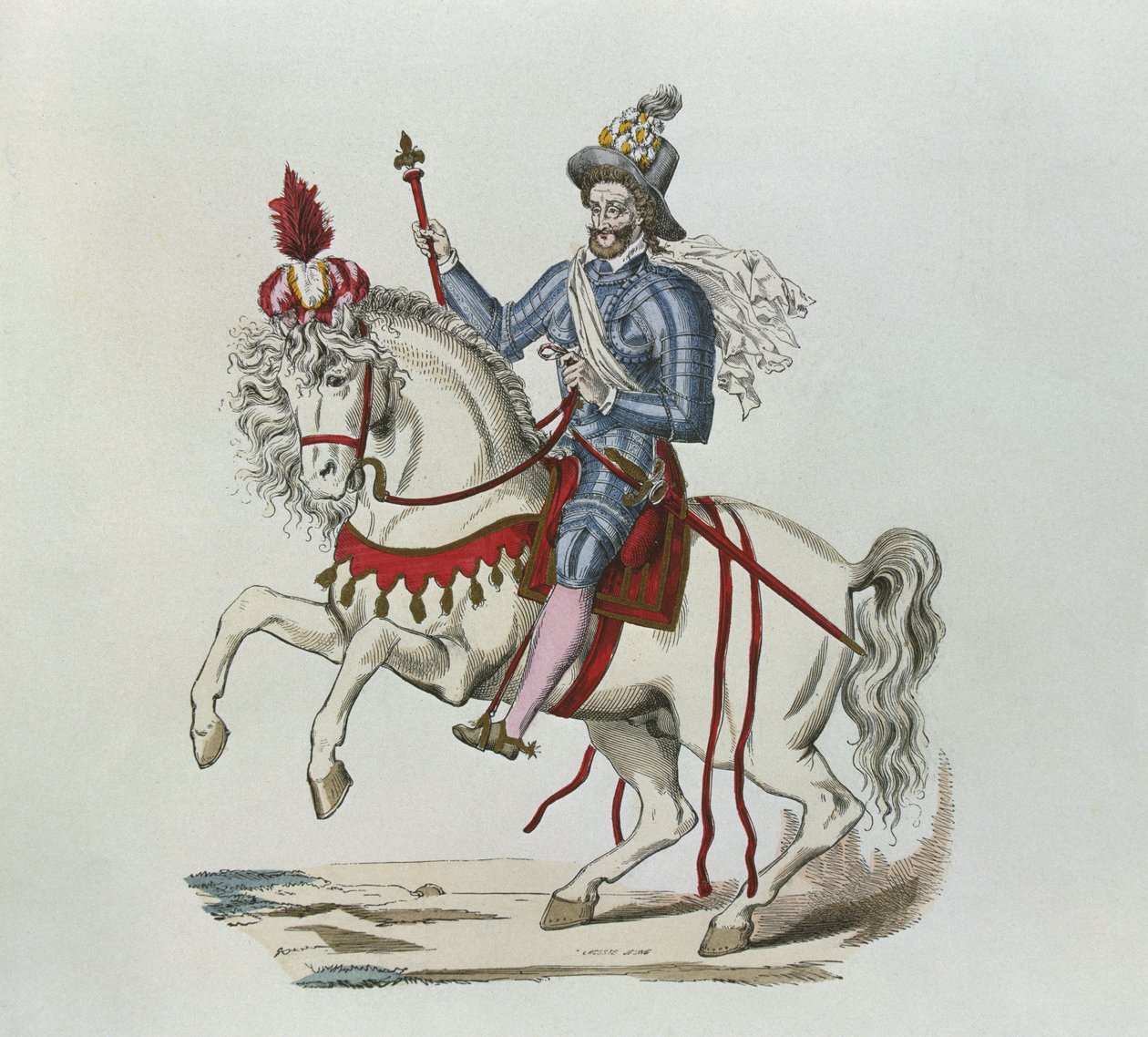 Henrik lovasportréja 1596-ban alkotó: Lacoste jeune
