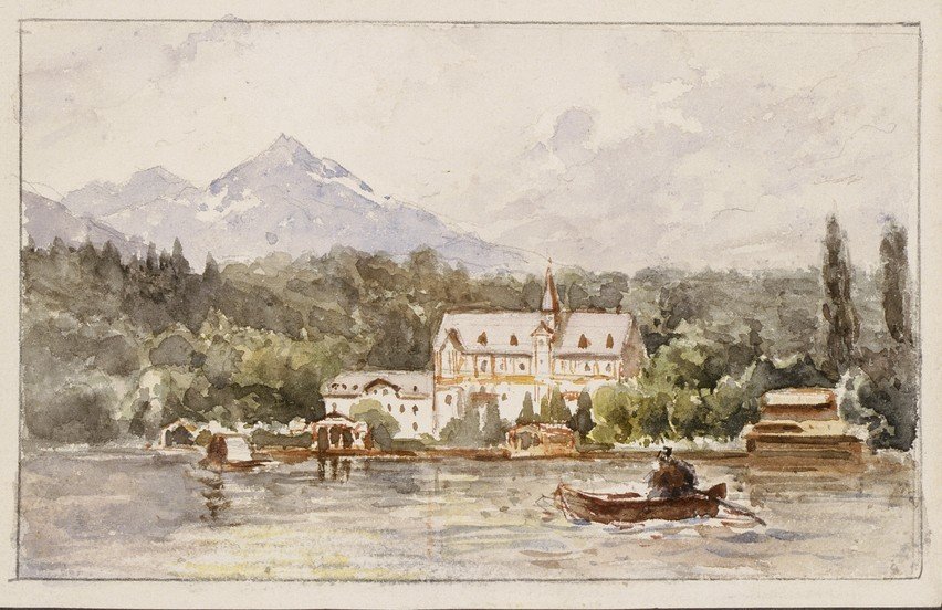 Bled-hotel Mallnern alkotó: Ladislav Benesch