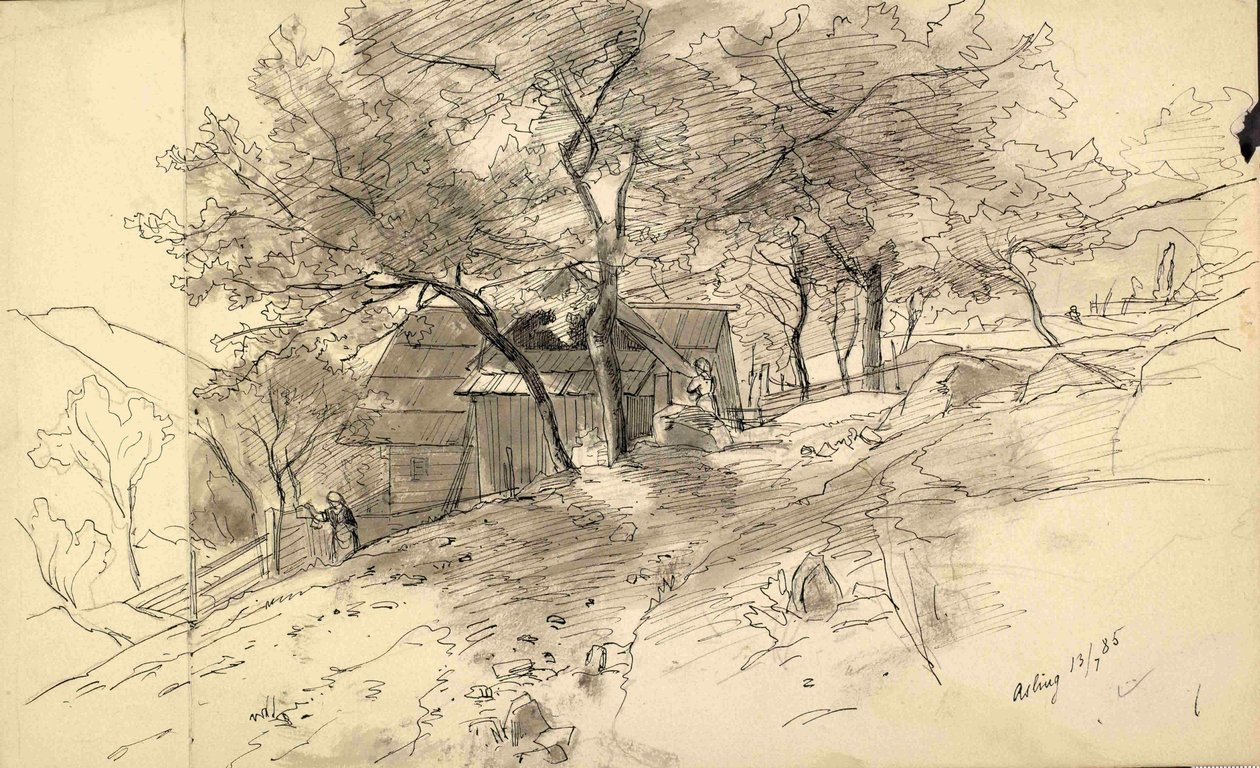 Faház a Jesenicahn -on alkotó: Ladislav Benesch