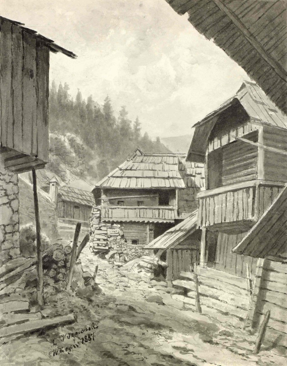  Motívum a Podkoren IIIn-ból alkotó: Ladislav Benesch