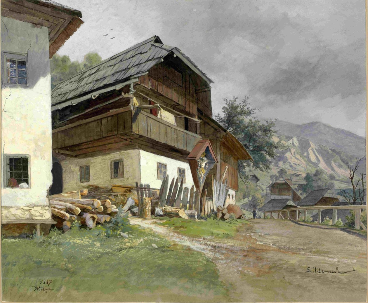 Podkoren-vaski motívum alkotó: Ladislav Benesch