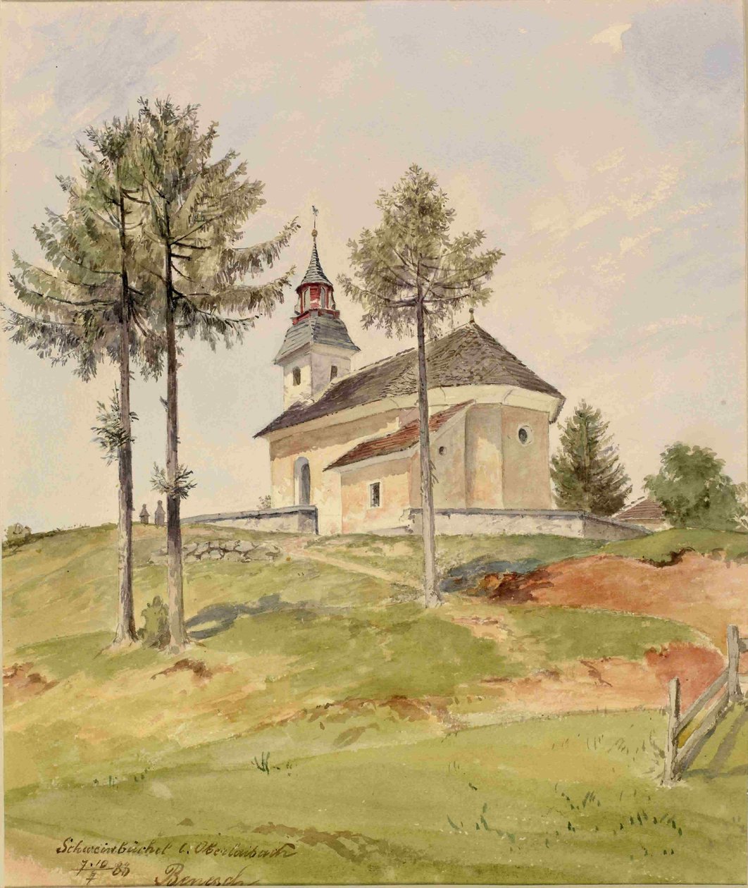 Sinja gorica-templom st. Joban alkotó: Ladislav Benesch