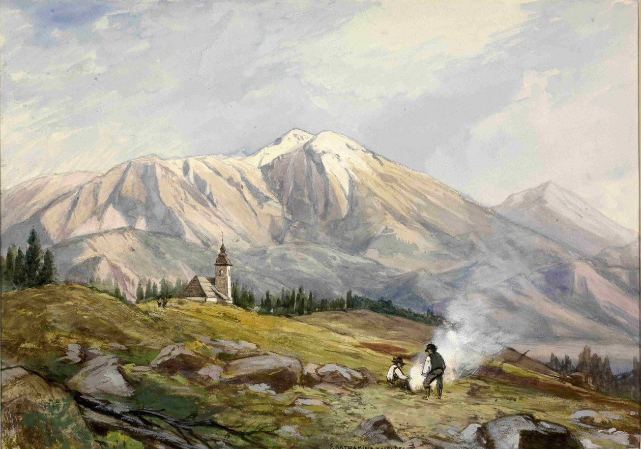 Sv. Katarina nad Zasipom Bledun közelében alkotó: Ladislav Benesch