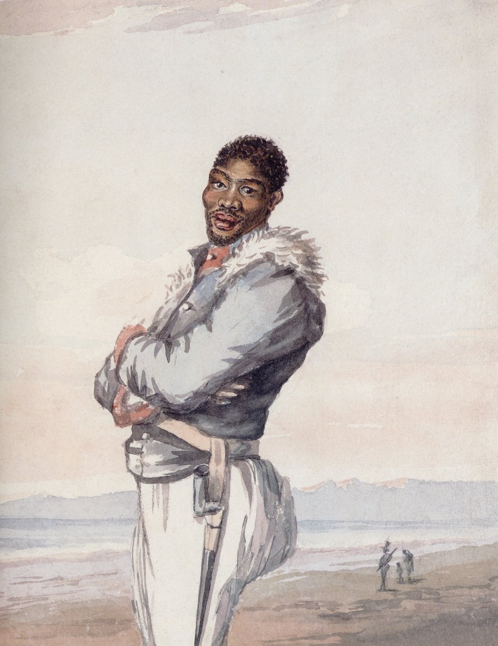 Ez a VOT 1795 -ben alakult Hottentot hadtest katonája alkotó: Lady Anne Barnard