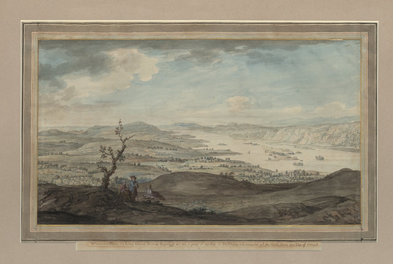 Winander-Mere, 1770-80 körül alkotó: Lady Mary Lowther