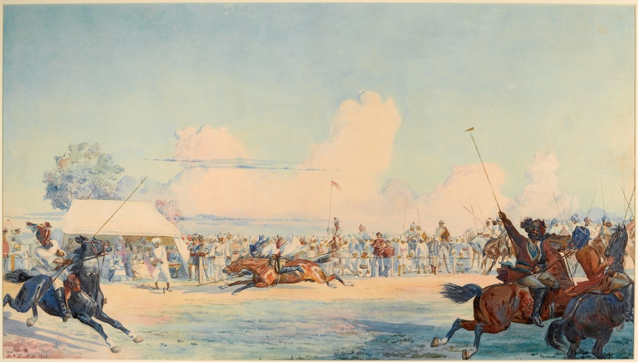 10. Bengal Lancers sátorverő verseny alkotó: Lady  Butler