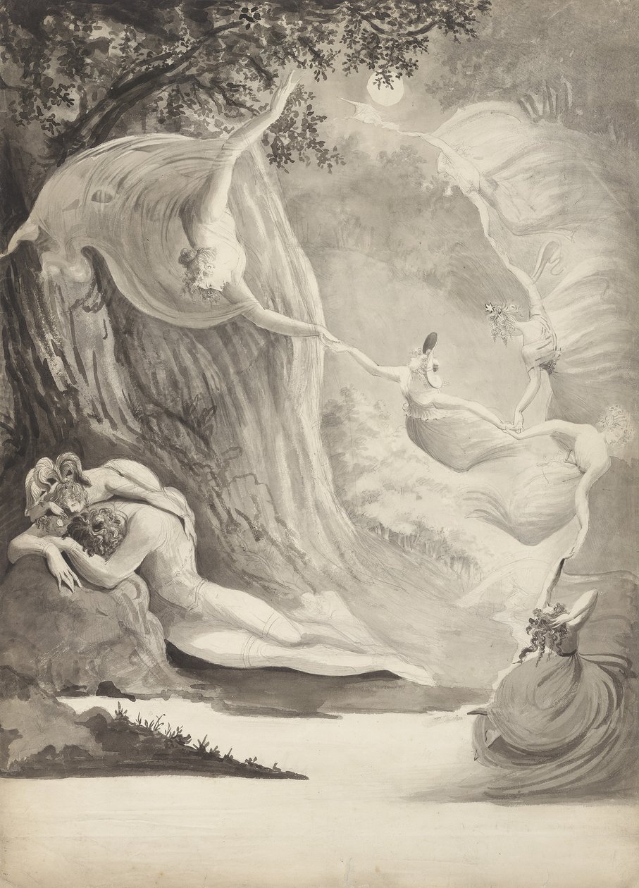 A Pásztor álma, 1820 körül alkotó: Lady Georgina North