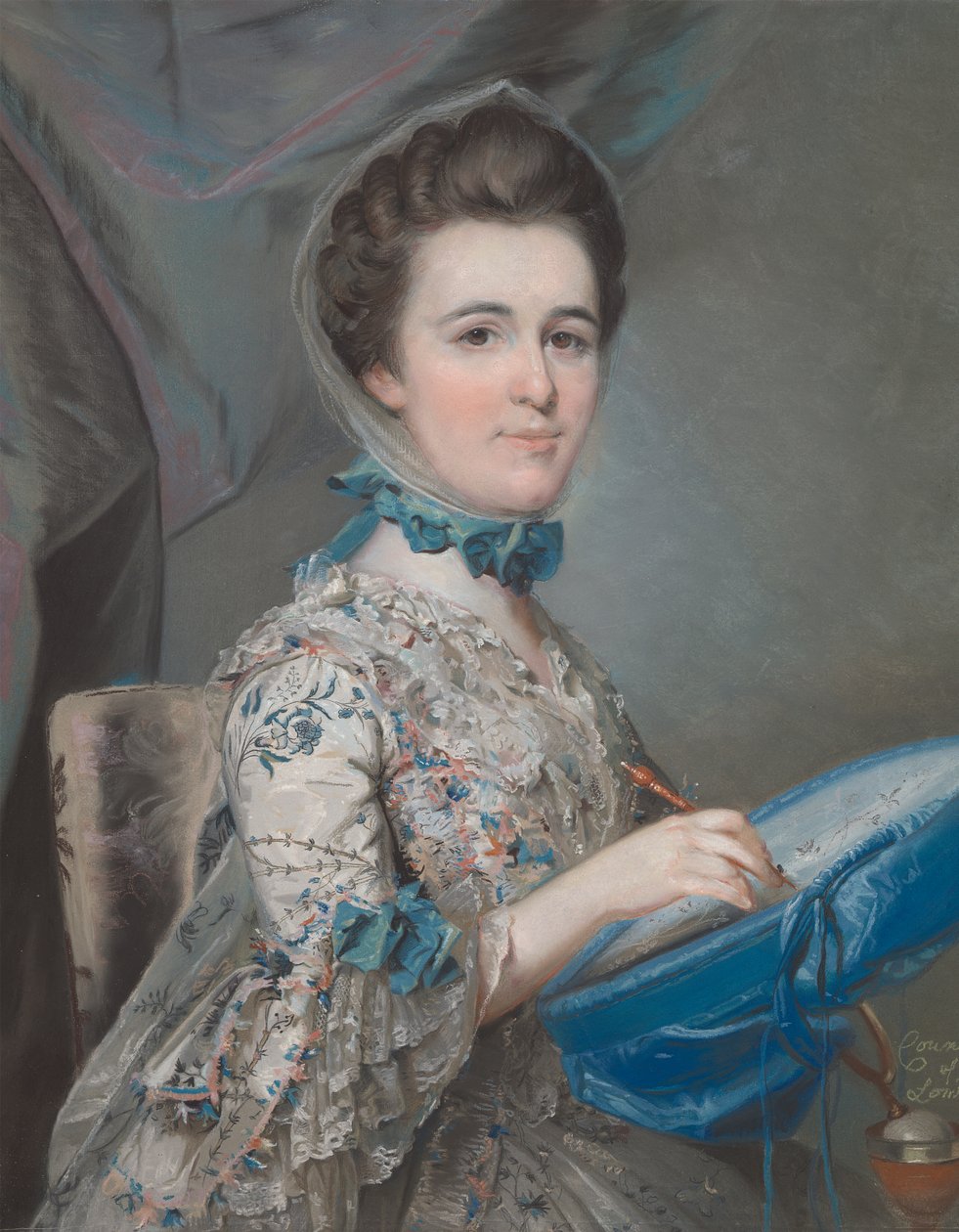 Önarckép alkotó: Lady Mary Lowther