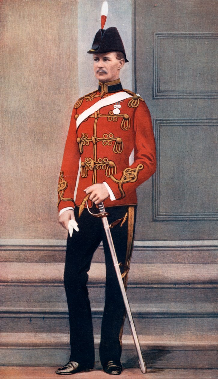 Frederick Hugh Sherston Roberts hadnagy, brit katona, 1902. alkotó: Lafayette