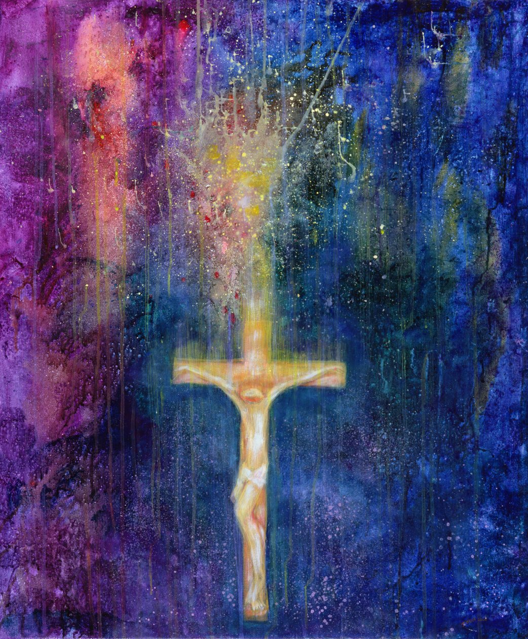 Ascension, 2000 (akril, vászon) alkotó: Laila Shawa