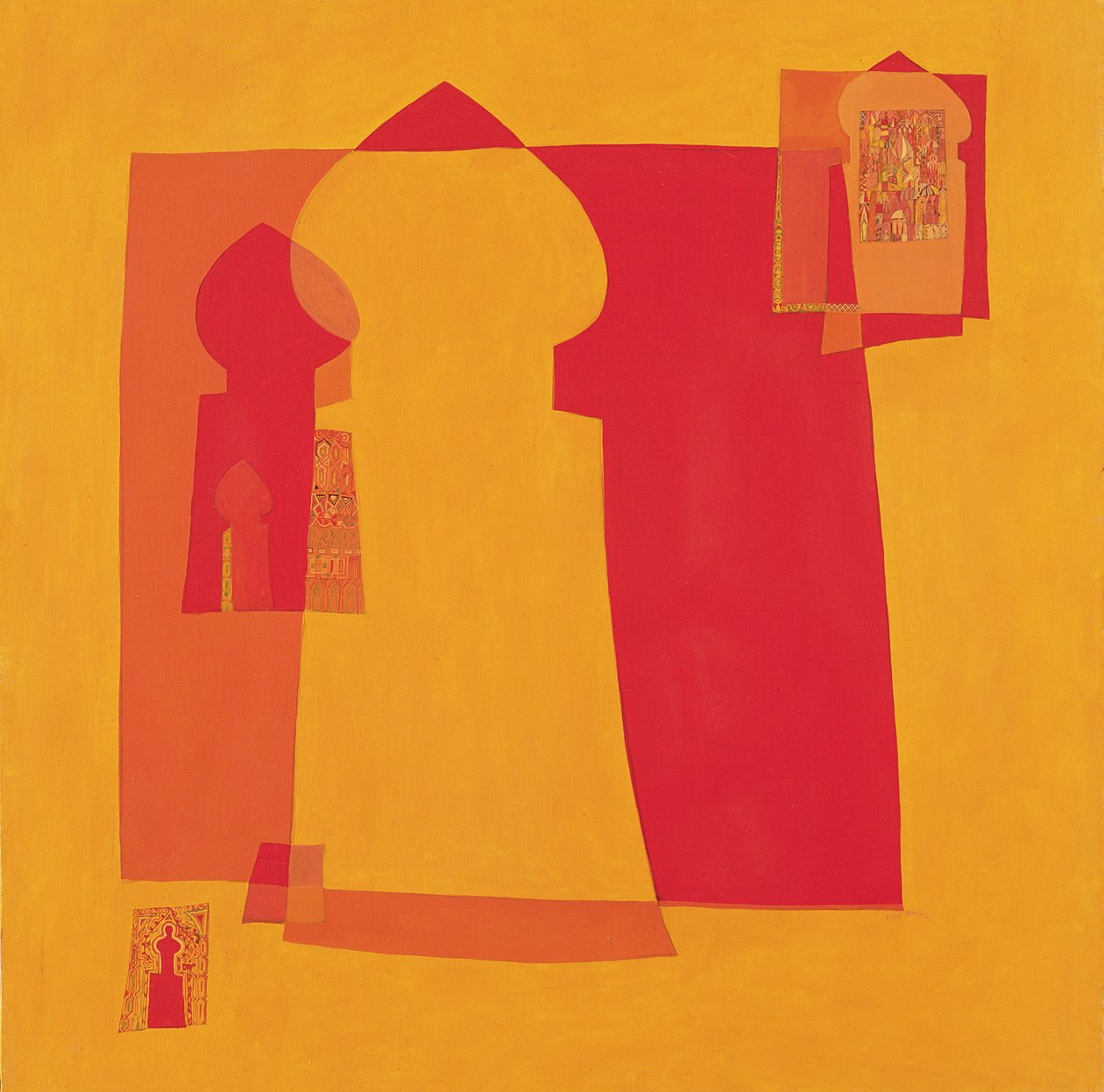 Gates, 1970-2002 körül (nyomtatott) alkotó: Laila Shawa