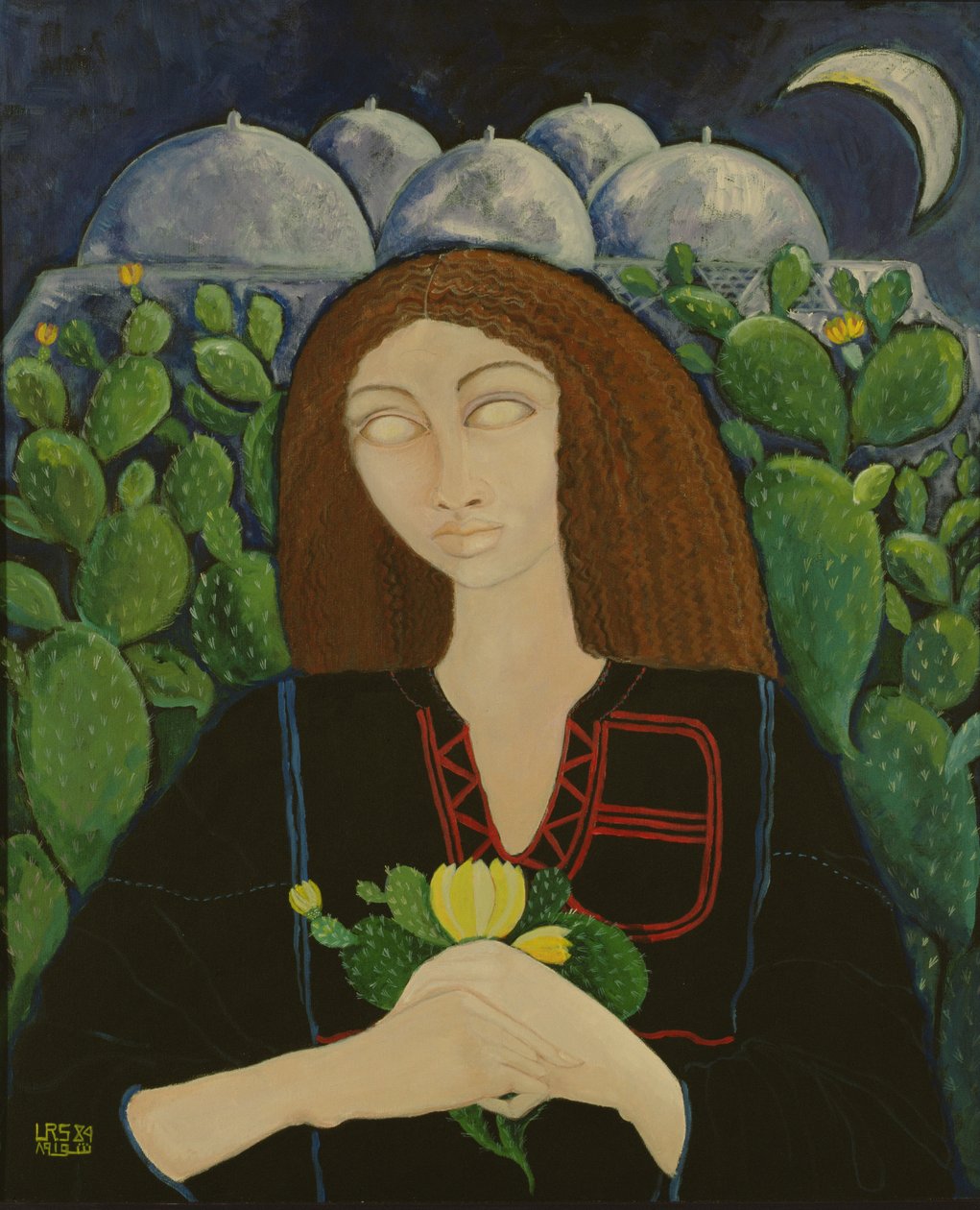 Kitartás (2. rész) (akril, vászon) alkotó: Laila Shawa