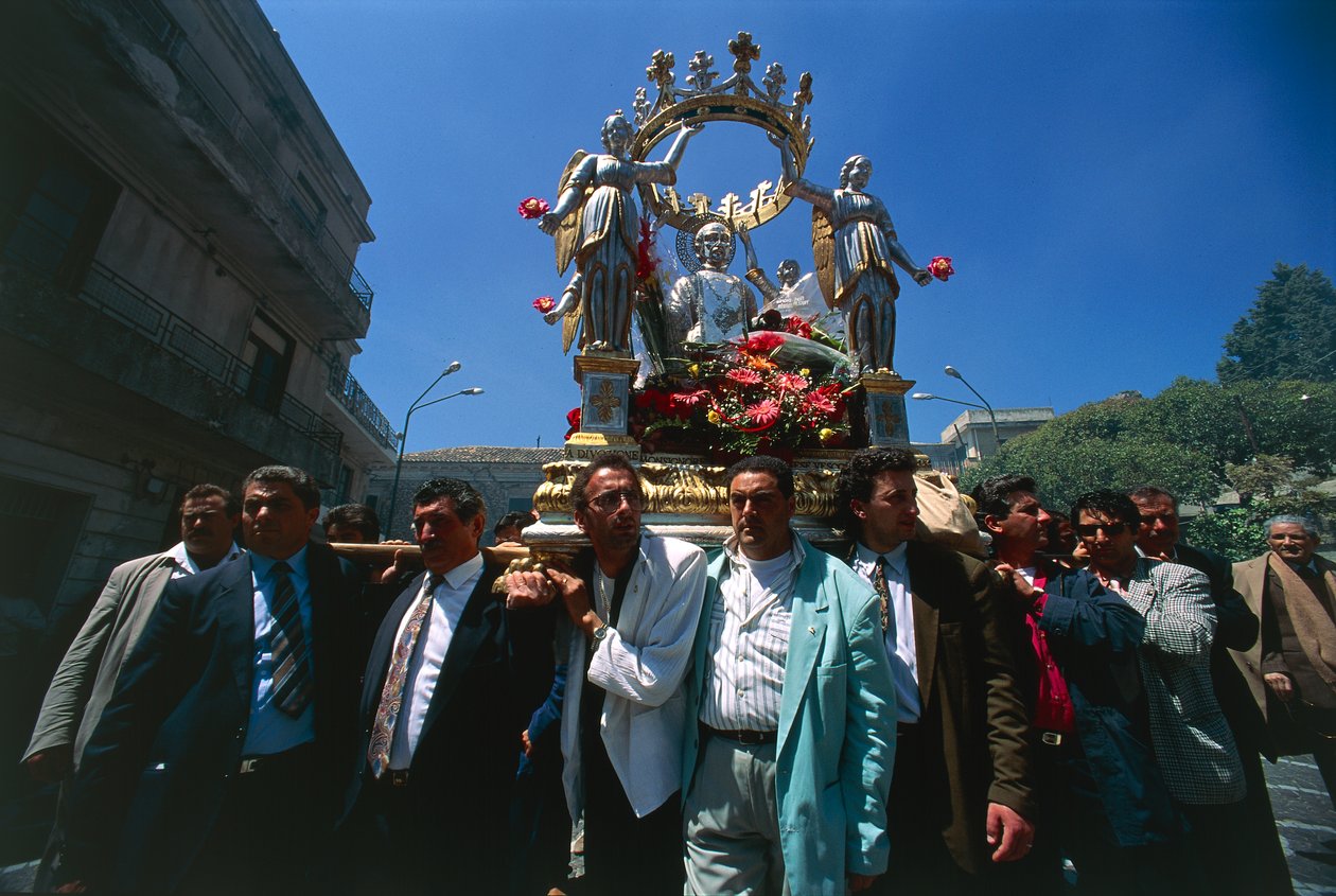 San Leo ünnepe, Bova, Calabria, Olaszország (fotó) alkotó: Amadeo (after) Modigliani