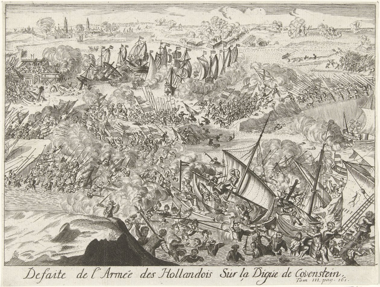 Harc a Kauwenstein-gátért, 1585 Defaite de l