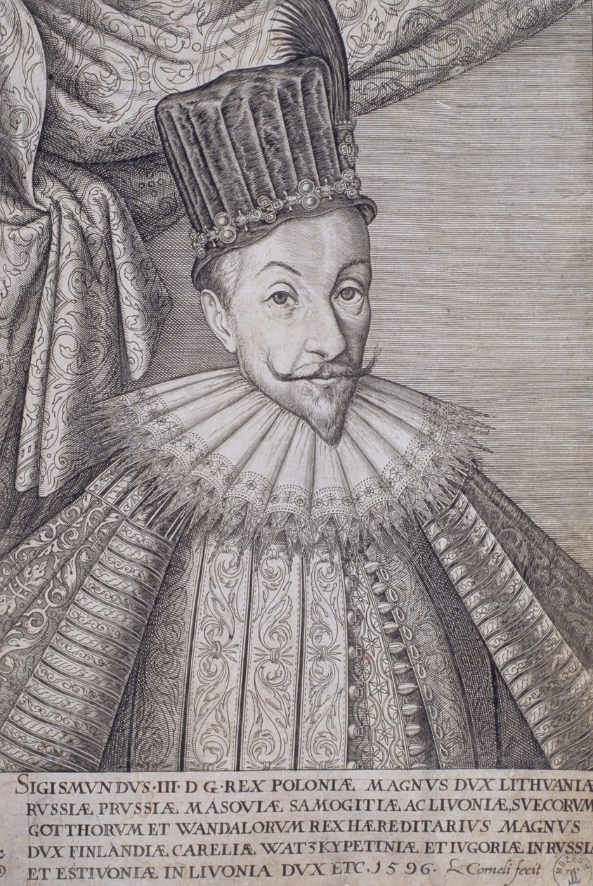 III. Vasa Zsigmond (1566-1632) lengyel király, 1596 alkotó: Lambert Cornelis