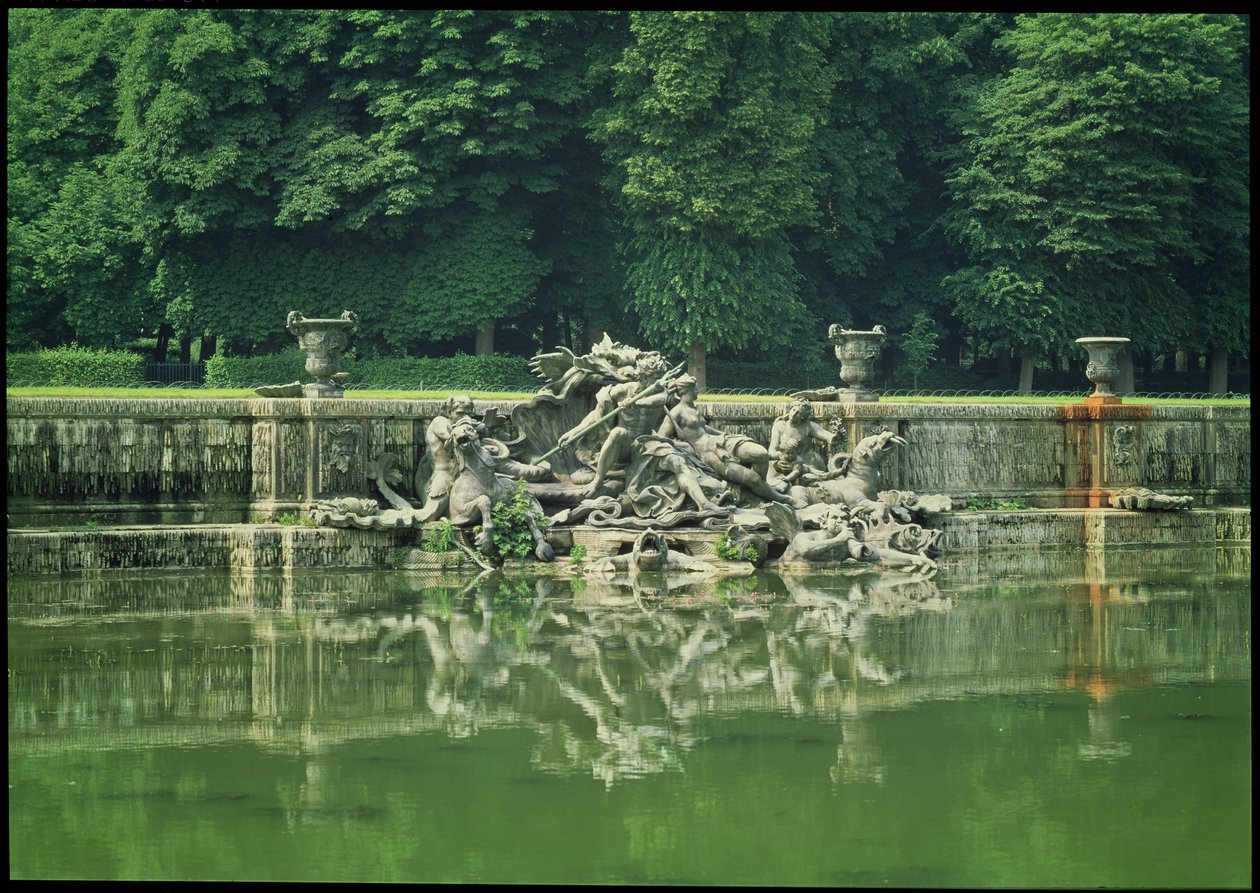 A Neptunusz és Amfitrit diadala, a Neptunusz-kút főcsoportja, 1740 alkotó: Lambert Sigisbert Adam