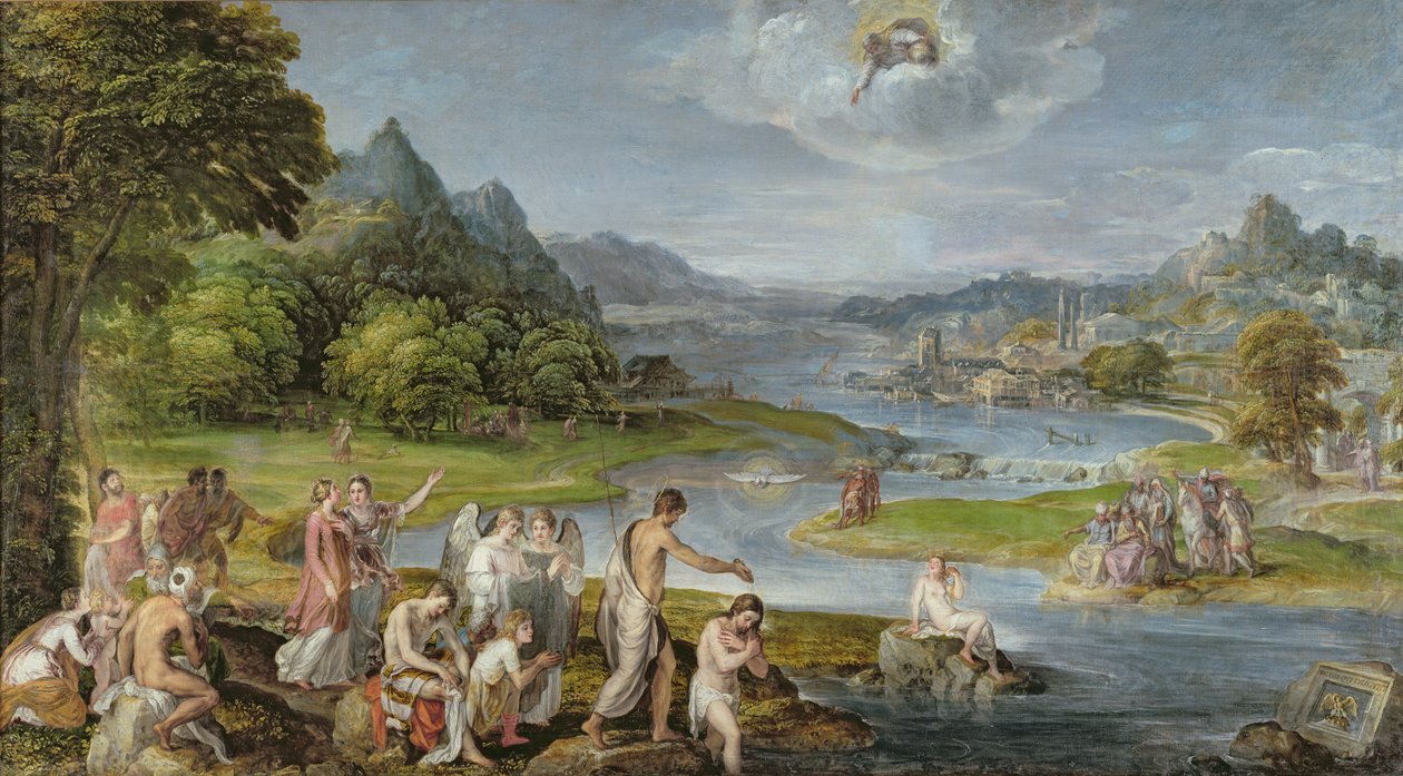 Krisztus keresztsége alkotó: Lambert Sustris