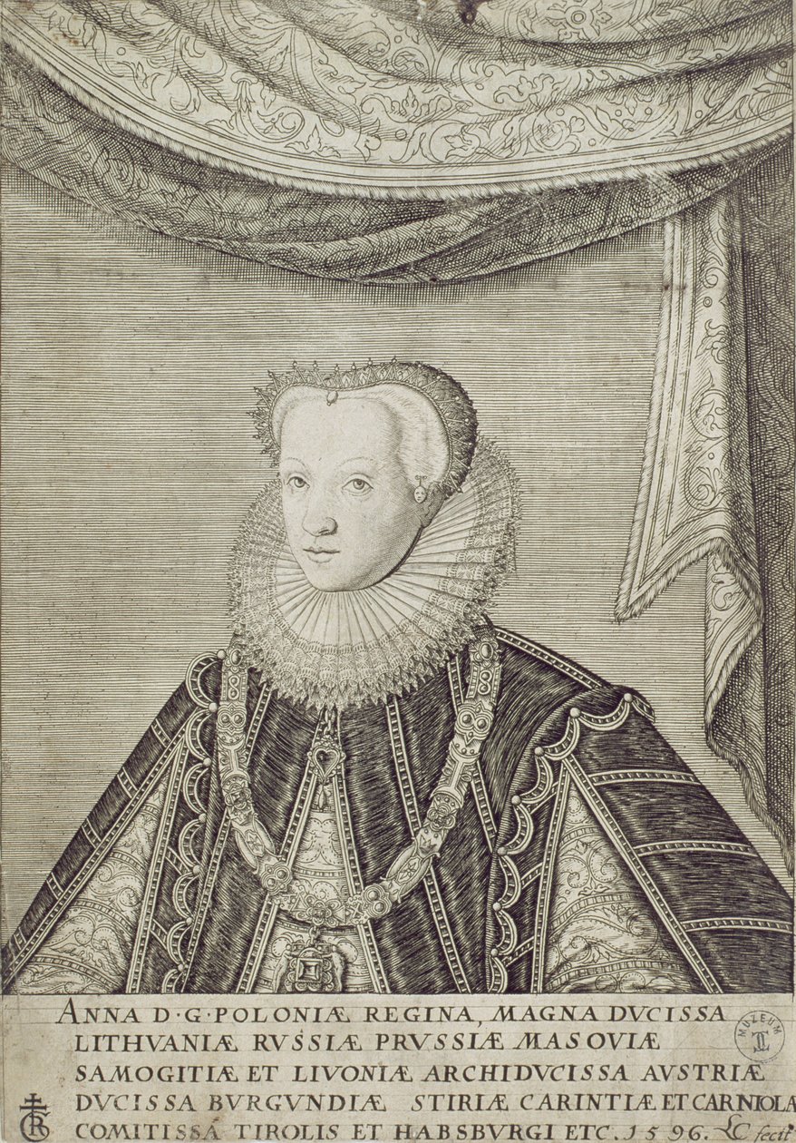 Habsburg Anna (1573-98) Lengyelország királynője, 1596 alkotó: Lambert Cornelis