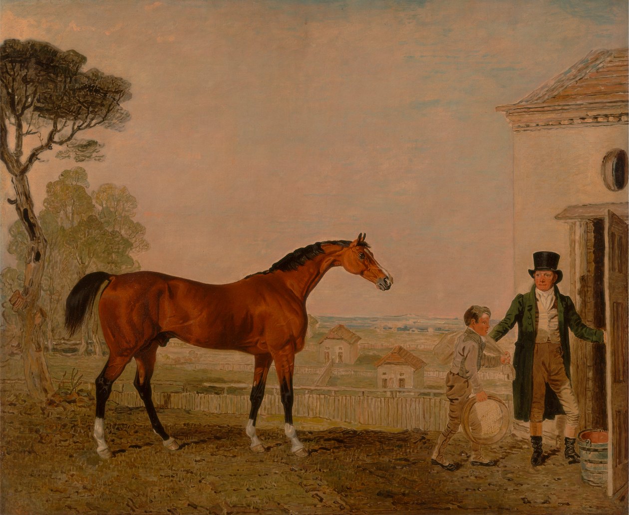 „Szultán” az Exeter márki ménesében, a Burghley House-ban alkotó: Lambert Marshall