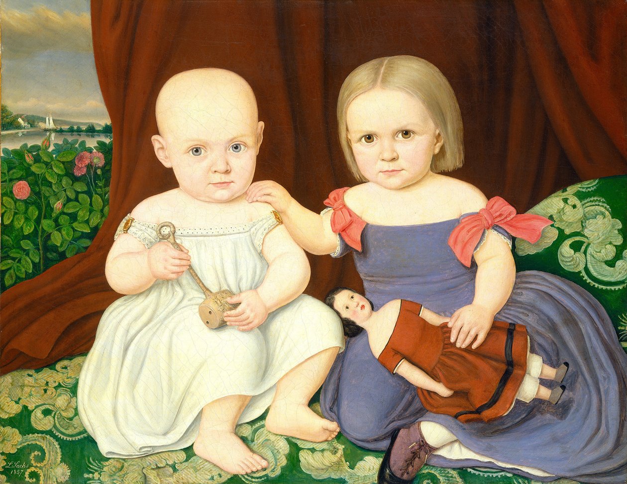 A Herbert-gyermekek, 1857. alkotó: Lambert Sachs