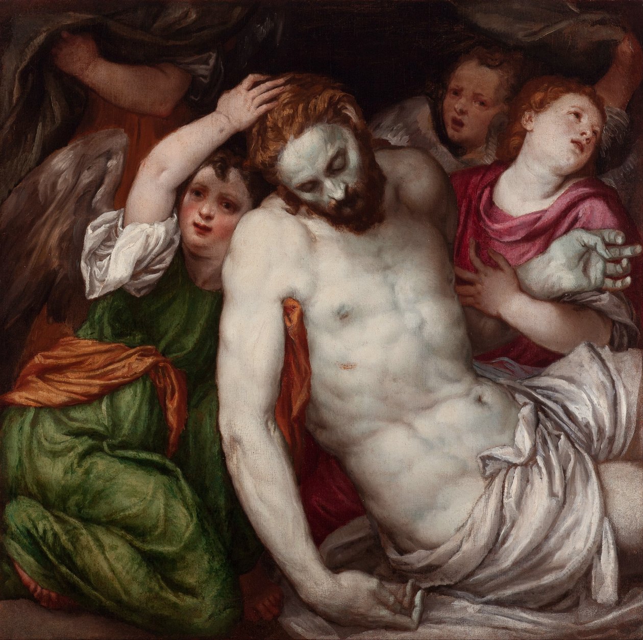 Pietà angyalokkal alkotó: Lambert Sustris