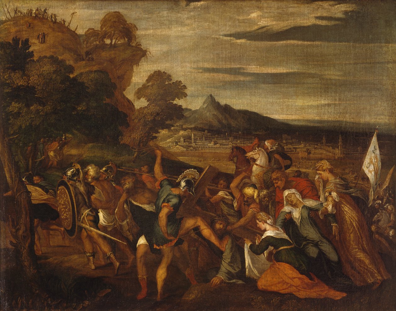 Lambert Sustris útja a kálváriához (kb. 1515-1560 után) alkotó: Lambert Sustris