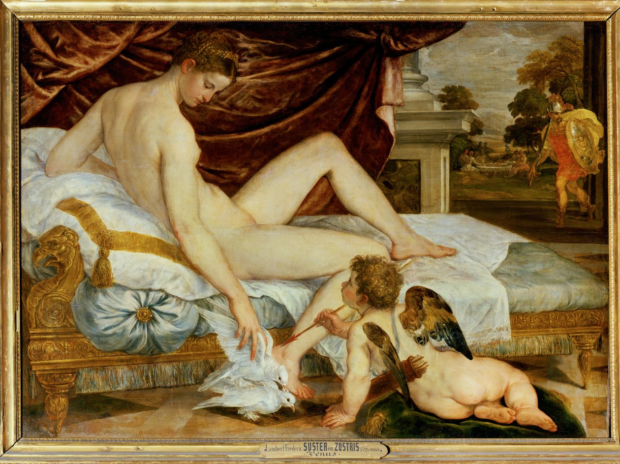 Vénusz és a szerelem - Venus és Amor ... alkotó: Lambert Sustris