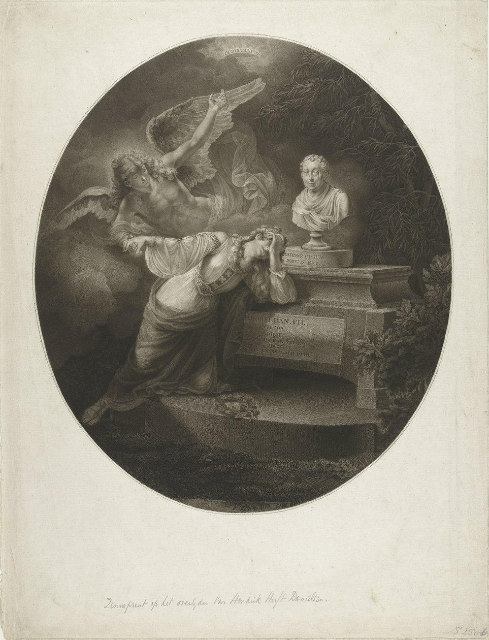 Hendrik Hooft Daniëlsz emléknyomata. alkotó: Lambertus Antonius Claessens