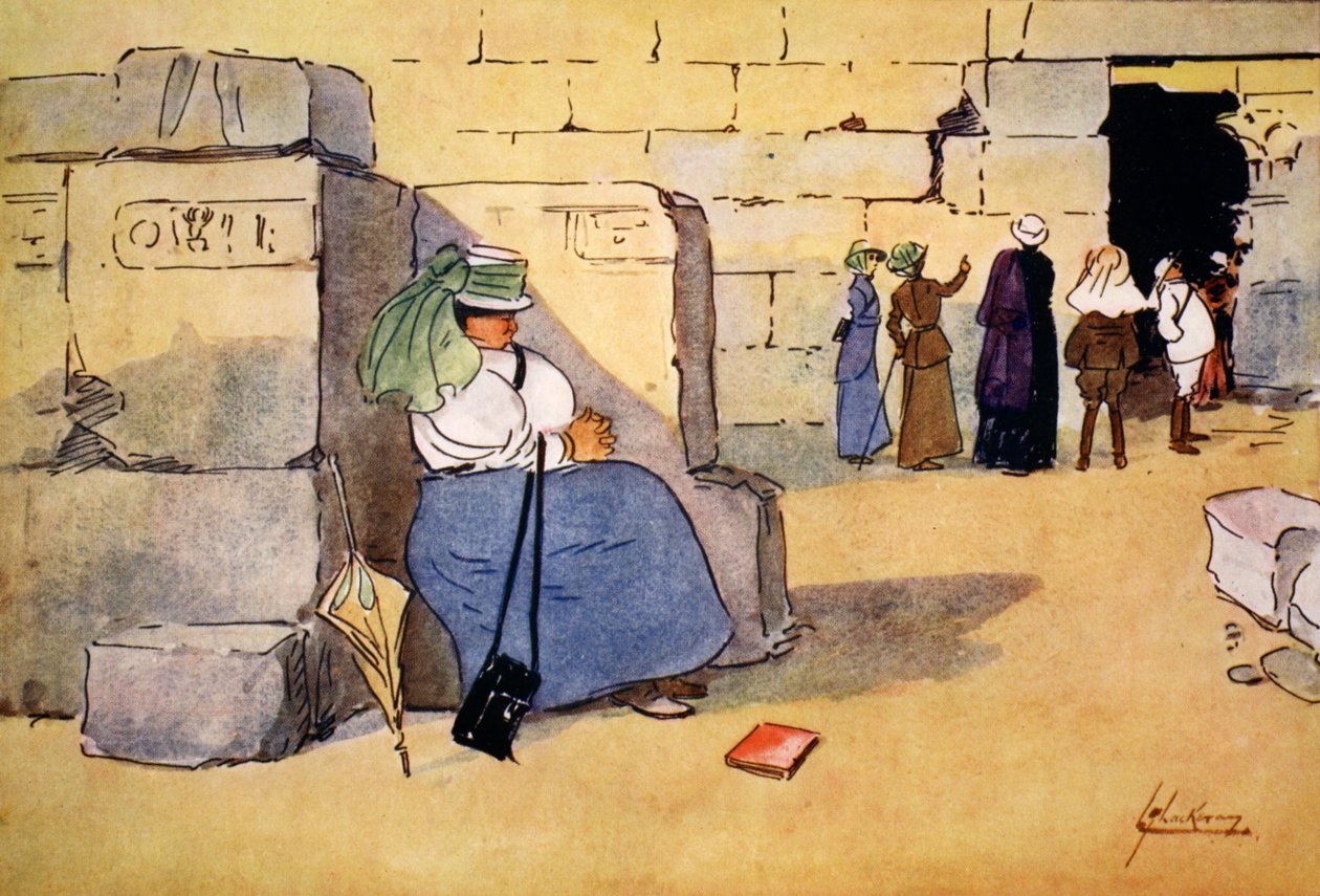 Fed Up!, „Egyiptom világos oldala”, 1908 alkotó: Lance Thackeray
