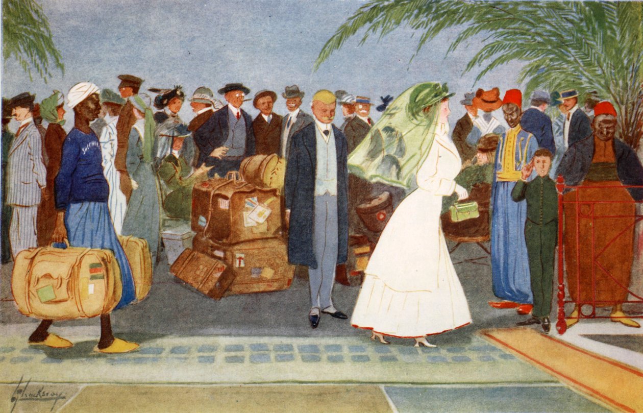 Globe Trotters, „Egyiptom világos oldala”, 1908 alkotó: Lance Thackeray
